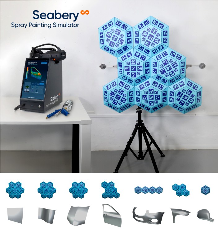 spray painting components