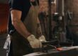 Blacksmith,,Man,And,Hands,With,Metal,,Hammer,And,Flame,With