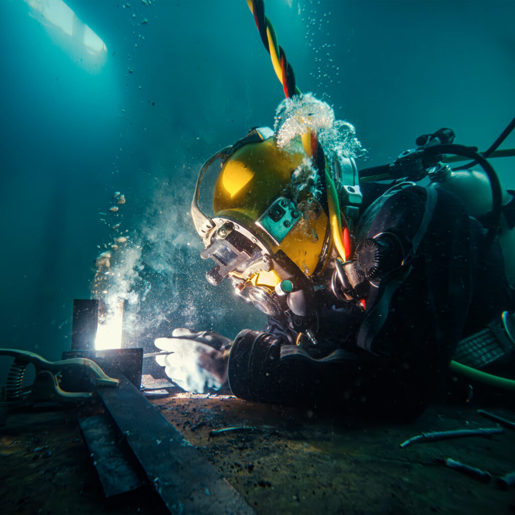 The underwater world of welding