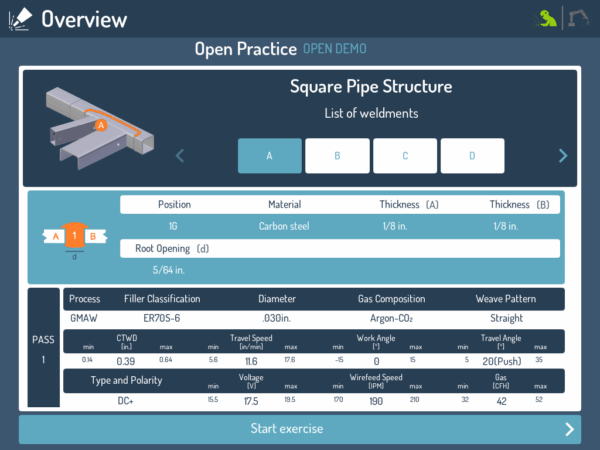 WPS Seabery Welding Simulator WPS Seabery Welding Simulator