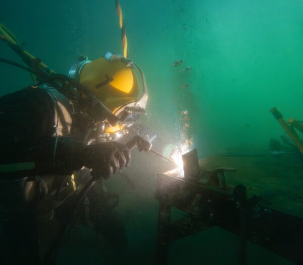 Subsea welding Subsea welding Underwater,Welding,In,Deep,Ocean,Depths,Closeup