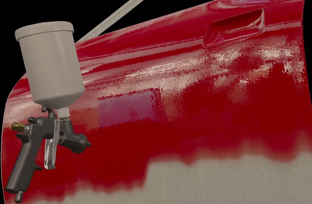 Spray Painting AR Simulation Spray Painting AR Simulation