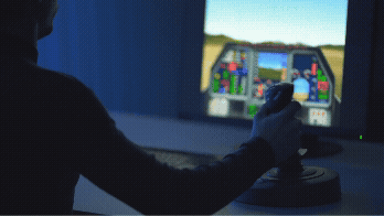 Aviation training with simulation