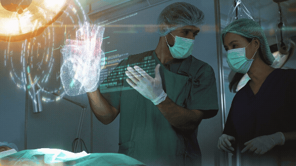 Medicine training with simulation