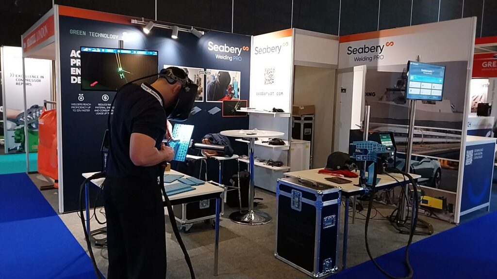Multimedia Seabery's stand in Europort